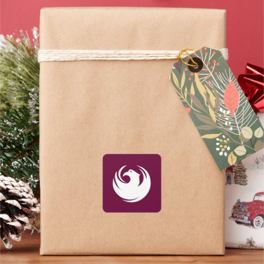 Glossy Poster スクエアシール (クリスマス)