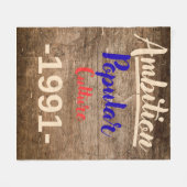 Glossy Poster フリースブランケット (正面(横))