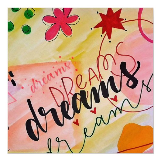 Glossy Poster Dreams ポスター (正面)