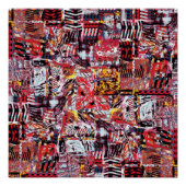 Glossy Poster – Fragmented Pulse ポスター (正面)