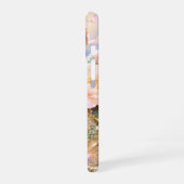 Glossy Snake & Floral iPhone 16ケース (左側面)
