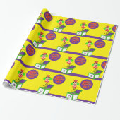 Glossy Wrapping Paper April Fool's Day Clown  ラッピングペーパー (アンロールド)