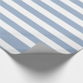 Glossy Wrapping Paper Blue & White Stripe  ラッピングペーパー (角)