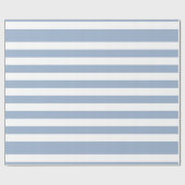 Glossy Wrapping Paper Blue & White Stripe  ラッピングペーパー (フラット)