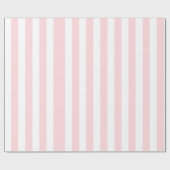 Glossy Wrapping Paper Pink & White Stripe  ラッピングペーパー (フラット)