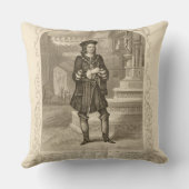 Glosterのリチャード一世の行為I場面1としてC. Kean氏、 クッション (裏面)