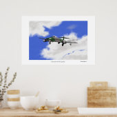 Gloster Meteor「ファイナルアプローチ」 ポスター (キッチン)