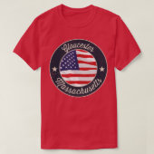 Gloucester - Patriotic Massachusetts Souvenir T-Sh Tシャツ (デザイン正面)