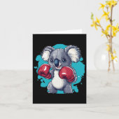 GlovでボクシングKoala Challengeの準備をする カード (黄色い花)