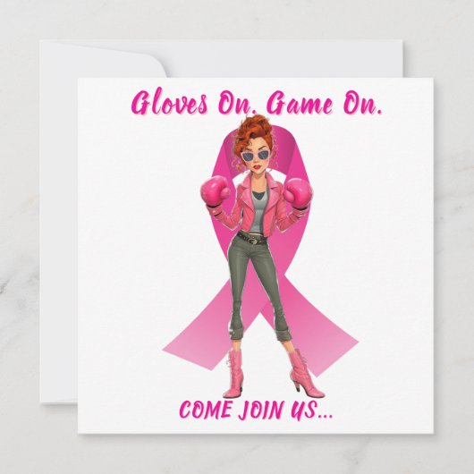 Gloves On, Game On Breast Cancer Fundraiser Event (正面)