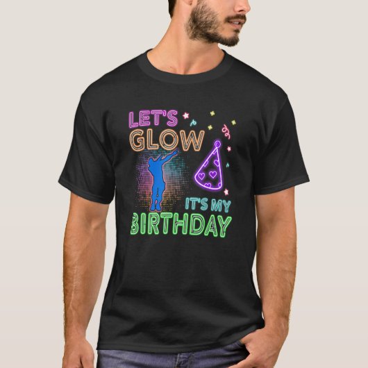 Glowパーティーその私の誕生日ダビングキッドパーティー Tシャツ (正面)