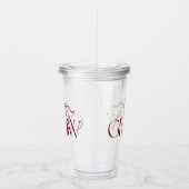 Glow アクリルタンブラー (右)