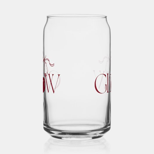 Glow ガラス缶 (左)