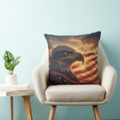Glow American Eagle Patriotic USA Pride クッション (椅子)
