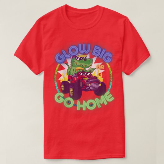 Glow BigまたはGlow Home 70s 80s女性用 Tシャツ (デザイン正面)