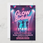 Glow, Dance & Celebrate Kids 招待状 (正面)