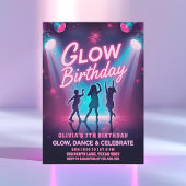 Glow, Dance & Celebrate Kids 招待状