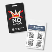 GLOW DEMOCRACY INFO CARD  バッジ (表裏)