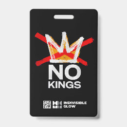 GLOW DEMOCRACY INFO CARD バッジ