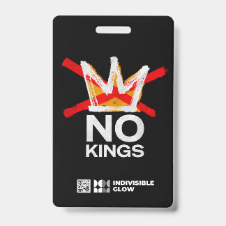 GLOW DEMOCRACY INFO CARD バッジ