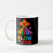 Glow For Jesus Christian Faith  コーヒーマグカップ (左)