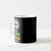 Glow For Jesus Christian Faith  コーヒーマグカップ (正面左)