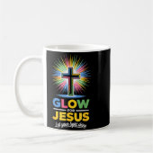 Glow For Jesus Christian Faith  コーヒーマグカップ (左)
