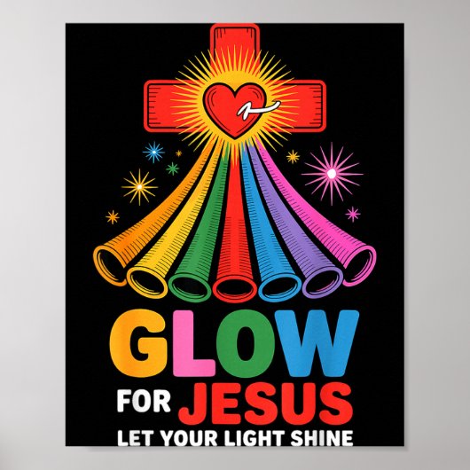 Glow For Jesus Christian Faith ポスター (正面)