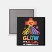Glow For Jesus Christian Faith マグネット (正面/裏面)