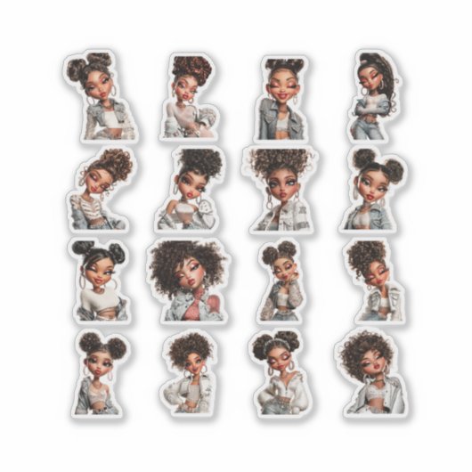 Glow Getter 16 Editorial Stickers シール (正面)