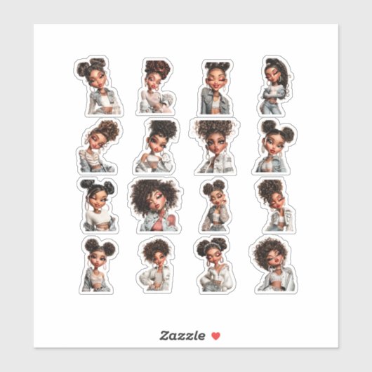 Glow Getter 16 Editorial Stickers シール (シート)