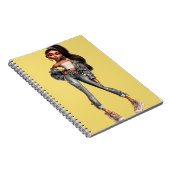 Glow Getter Yellow Spiral Photo Notebook ノートブック (右側)