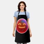 Glow of Joy: Digital Emoticon エプロン (着用した状態)