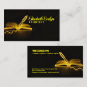 Glow of Knowledge: Pen and Book in the Dark 名刺 (正面/裏面)