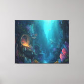 Glow of the Forgotten Depths キャンバスプリント (正面)