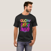 Glow Party Cousin Paint Splatter Effect Glow Part Tシャツ (正面フル)