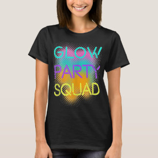 Glow Party Squad Group Matching Halloween Party Co Tシャツ