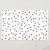 "Glow sticks" Black White dance floor Wedding Sign (裏面)