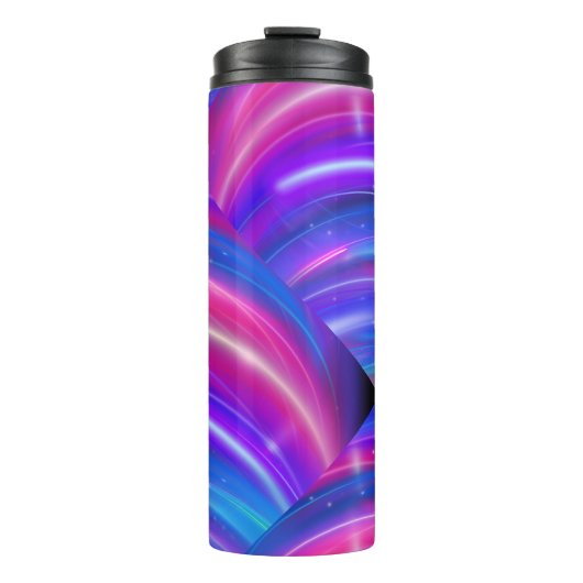 Glow Stripes - Vibrant & Dynamic タンブラー (正面)