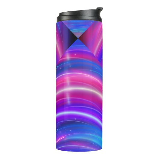 Glow Stripes - Vibrant & Dynamic タンブラー (回転左)