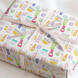Glow Up Skincare Gift Wrap ラッピングペーパーシート