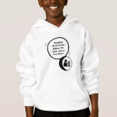 Glow With Books Kids Hoodie (正面)