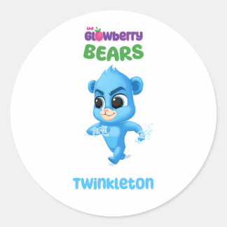 Glowberry Bears Twinkletonステッカー ラウンドシール
