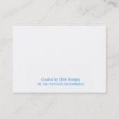 Glowbird 名刺 (裏面)