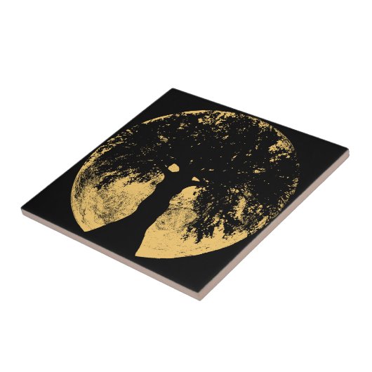 Gloweesの月のカシの女神 タイル (側面)