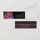 Glowethの細い名刺 スキニー名刺 (正面/裏面)