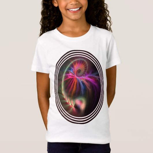 Gloweth Decoのボーダーワイシャツ Tシャツ (正面)