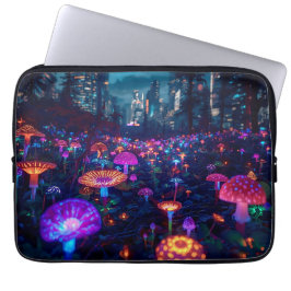 Glowfall Grove Neon 13インチ ラップトップスリーブ