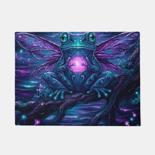 GlowFrogFantasy ドアマット (正面)