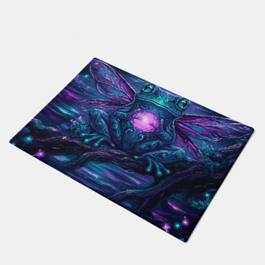 GlowFrogFantasy ドアマット (アングル)